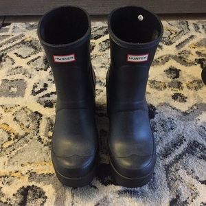 Hunter Wedge Rain Boot Size US7